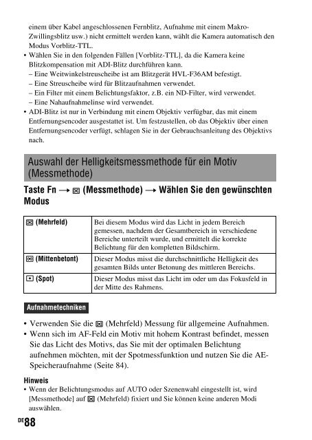 Sony DSLR-A450Y - DSLR-A450Y Consignes d&rsquo;utilisation N&eacute;erlandais