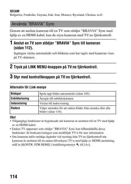 Sony DSLR-A450Y - DSLR-A450Y Consignes d&rsquo;utilisation Su&eacute;dois