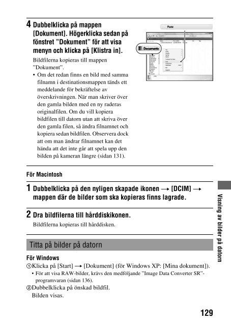 Sony DSLR-A450Y - DSLR-A450Y Consignes d&rsquo;utilisation Su&eacute;dois
