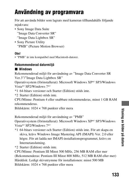 Sony DSLR-A450Y - DSLR-A450Y Consignes d&rsquo;utilisation Su&eacute;dois