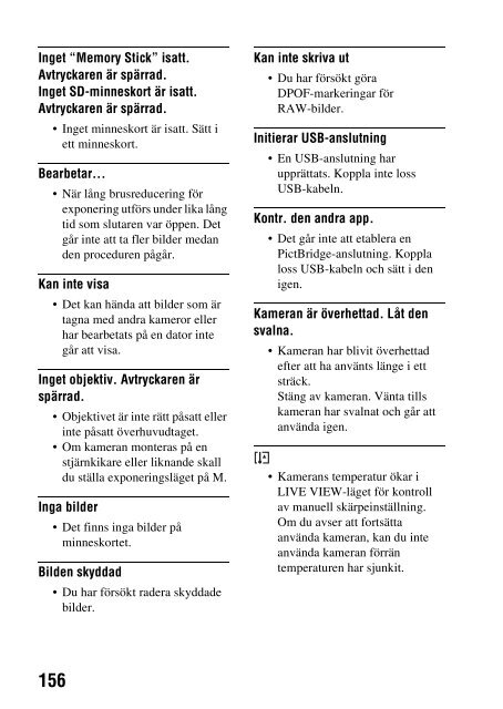 Sony DSLR-A450Y - DSLR-A450Y Consignes d&rsquo;utilisation Su&eacute;dois