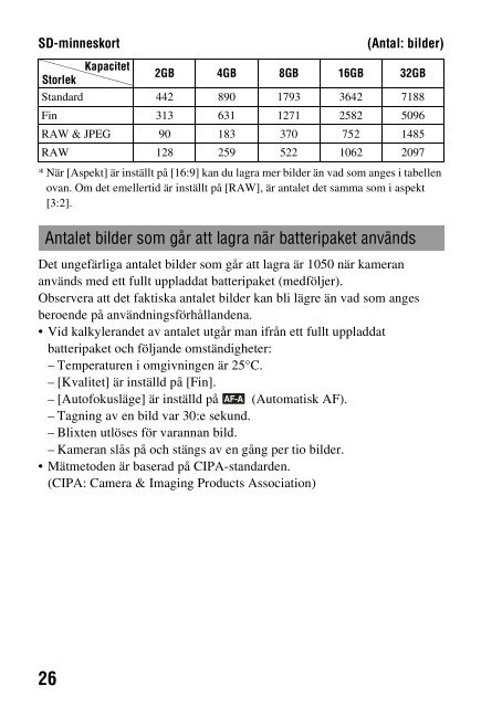 Sony DSLR-A450Y - DSLR-A450Y Consignes d&rsquo;utilisation Su&eacute;dois