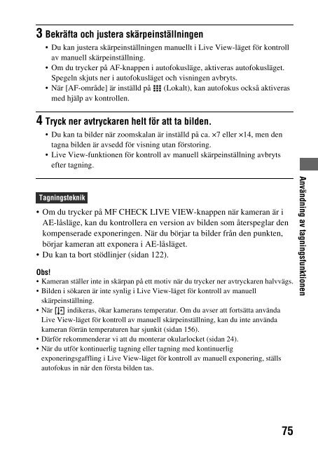 Sony DSLR-A450Y - DSLR-A450Y Consignes d&rsquo;utilisation Su&eacute;dois