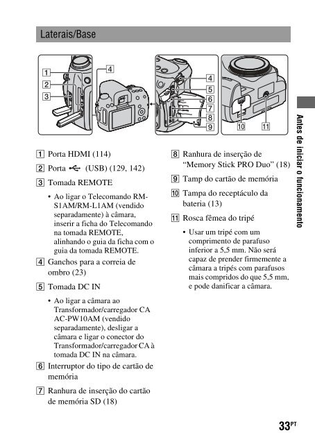 Sony DSLR-A450Y - DSLR-A450Y Consignes d&rsquo;utilisation Portugais