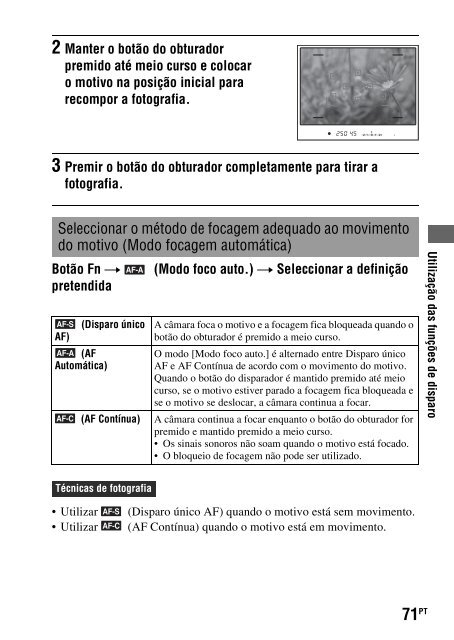 Sony DSLR-A450Y - DSLR-A450Y Consignes d&rsquo;utilisation Portugais