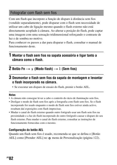 Sony DSLR-A450Y - DSLR-A450Y Consignes d&rsquo;utilisation Portugais