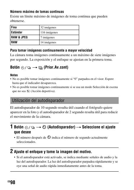 Sony DSLR-A450Y - DSLR-A450Y Consignes d&rsquo;utilisation Portugais