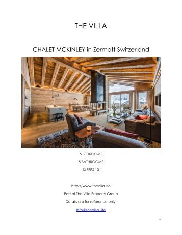 Chalet Mckinley - Zermatt Switzerland