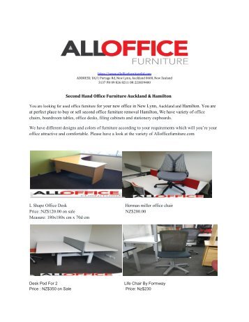 New Office Furniture Hamilton