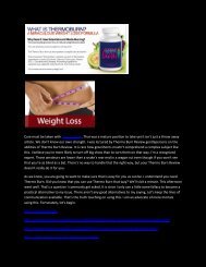 Thermo Burn - It Really Work For Weight Loss