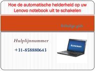 Hoe de automatische helderheid op uw Lenovo notebook uit te schakelen