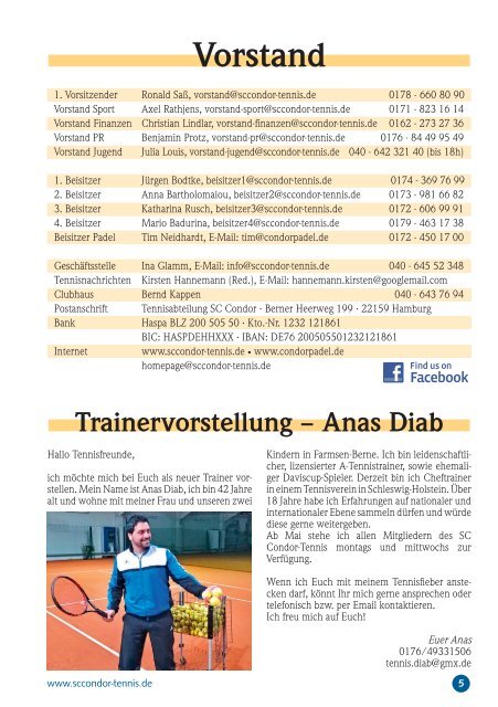 Condor Tennisnachrichten Nr. 58