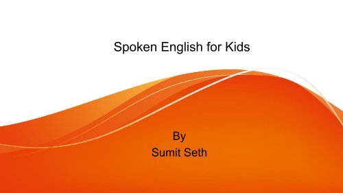 Spoken English for Kids