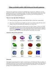 Things you should consider while buying your favourite gemstones