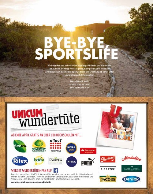 sportslife Sommer 2018