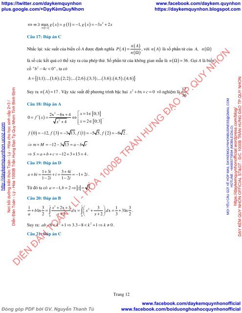 Bộ đề thi thử THPT QG 2018 Các môn TOÁN - LÍ - HÓA Các trường THPT Cả nước CÓ HƯỚNG DẪN GIẢI (Lần 24) [DC16052018]