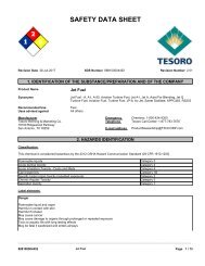 Jet-A Safety Data Sheet by Tribute Aviation