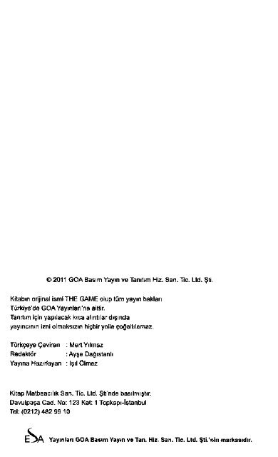 Neil Strauss - Oyun pdf