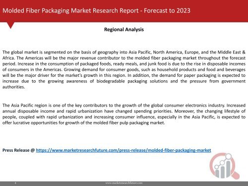 Molded Fiber Packaging Market Research Report - Forecast To 2023