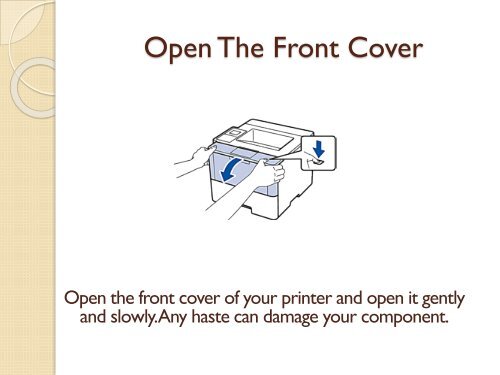 The right way to install cartridge in brother printer