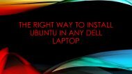 The Simple Way To Install Ubantu OS In Any Dell Laptop