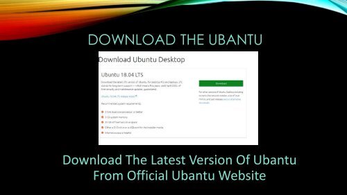 The Simple Way To Install Ubantu OS In Any Dell Laptop