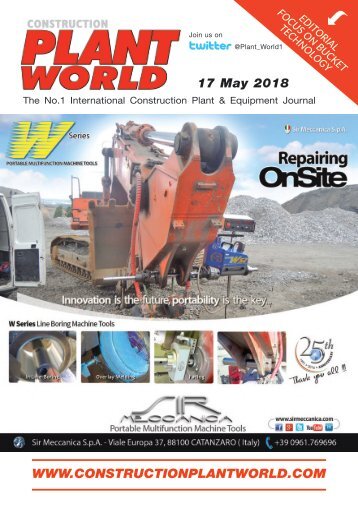 Construction Plant World 17th May 2018