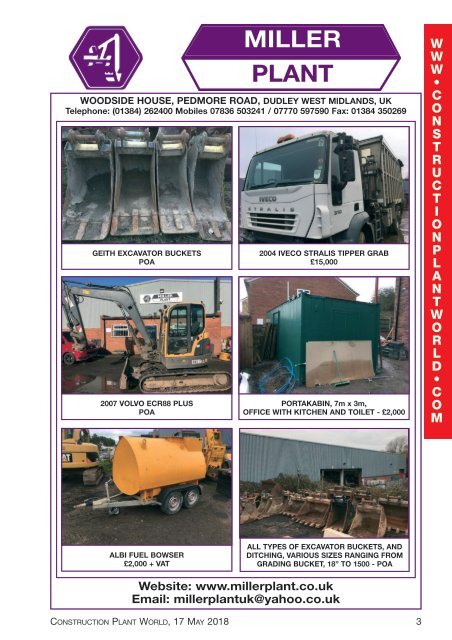 Construction Plant World 17th May 2018