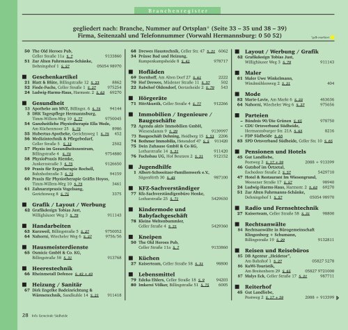 Infobroschüre Gemeinde Südheide 2017 Druck