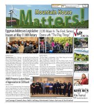 Mountain House Matters - May 2018