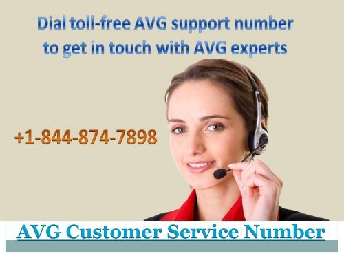 AVG Support Number +1-844-874-7898 (Toll-Free)