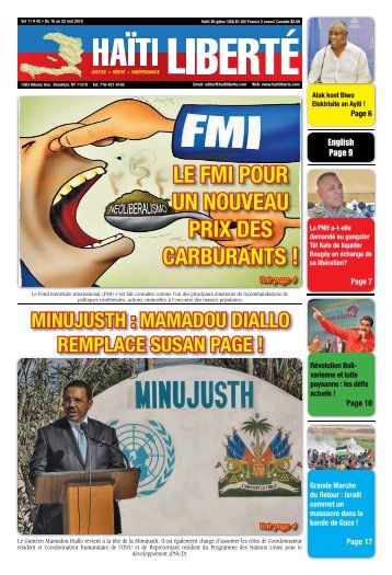 Haiti Liberte 16 Mai 2018