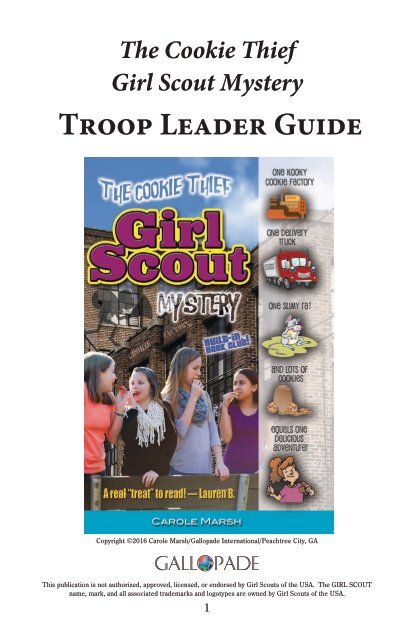The Cookie Thief Girl Scout Mystery Troop Leader Guide