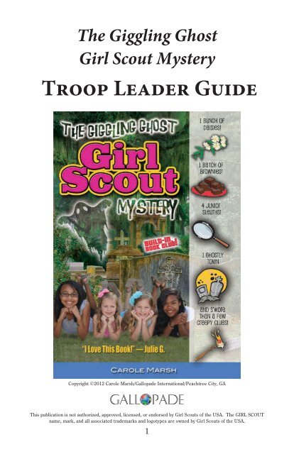The Giggling Ghost Girl Scout Mystery Troop Leader Guide