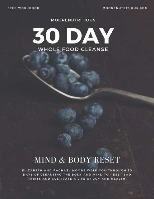 30 Day Whole Food Cleanse 