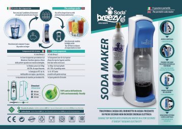 Soda Breezy S Soda Maker - Manual ITA/ENG