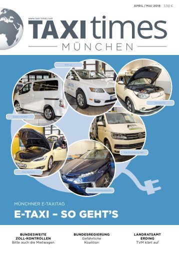 Taxi Times München - April 2018