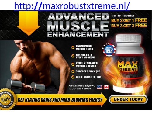 Max Robust Xtreme: Muscle Supplements Booster