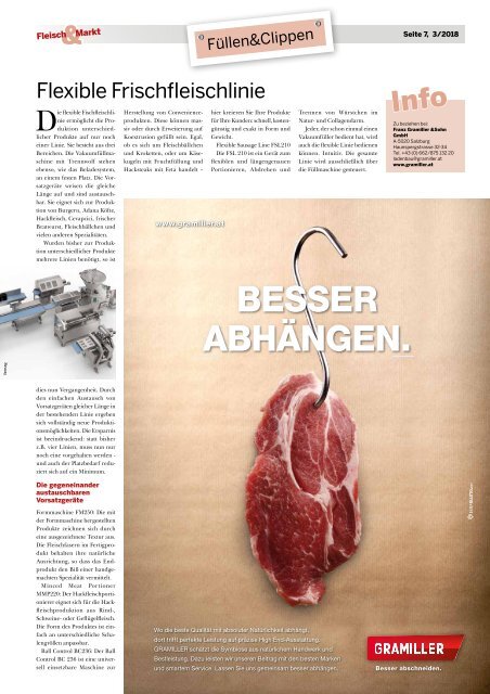 Hof & Markt | Fleisch & Markt | Hof & Gast 03/2018