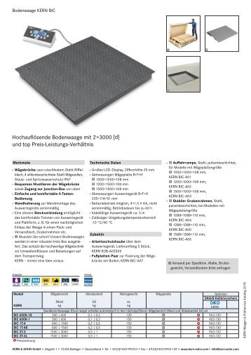 Industriewaagen-Bodenwaage-BIC