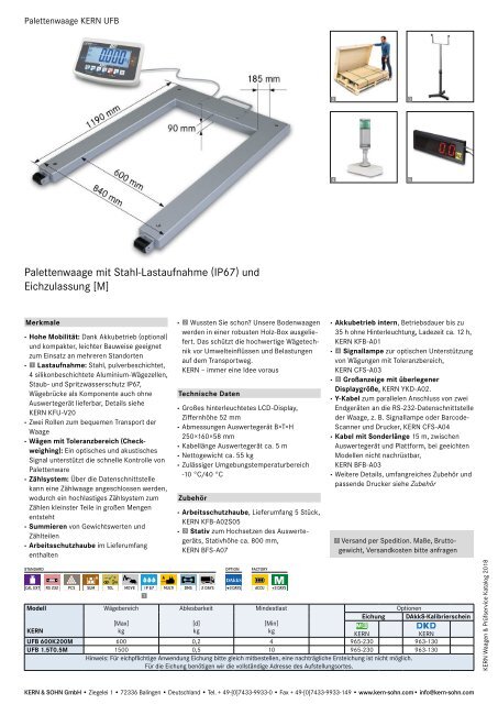 Industriewaagen-Palettenwaage-UFB