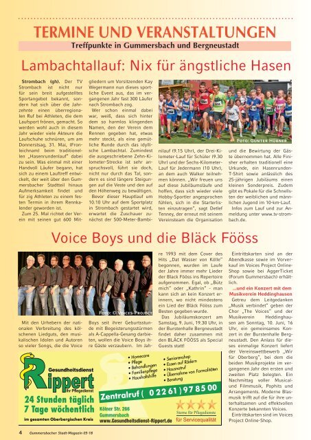 Gummersbacher Stadtmagazin Mai 2018