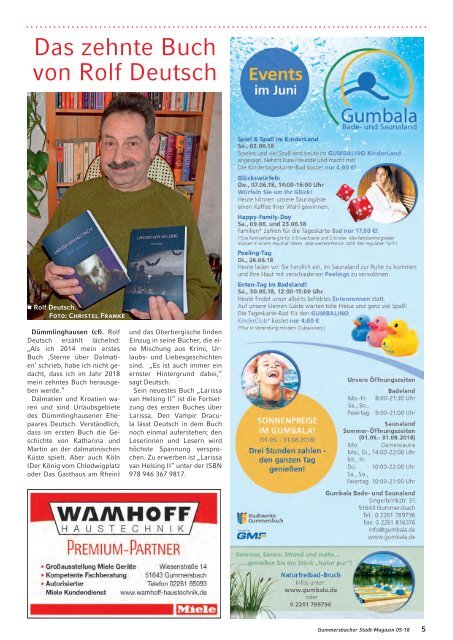 Gummersbacher Stadtmagazin Mai 2018