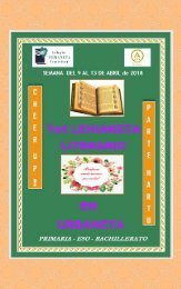 CONCURSO LITERARIO 2018