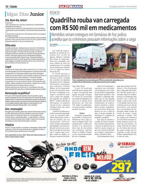 GAZETA DIARIO 581