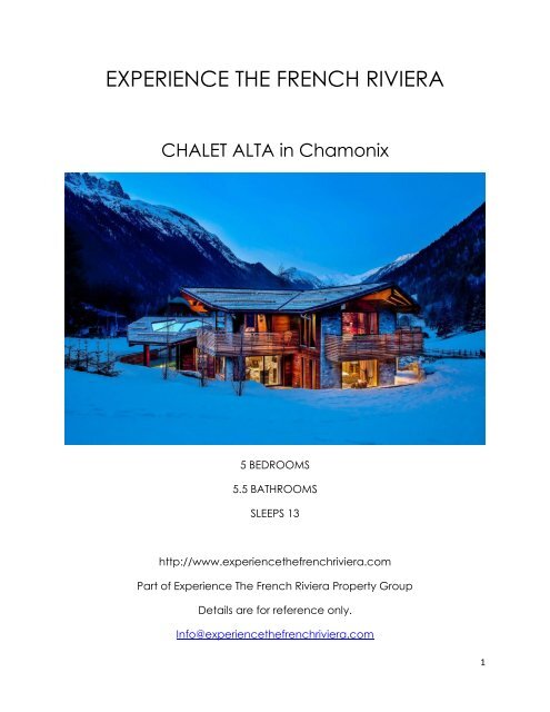 Chalet Alta - Chamonix