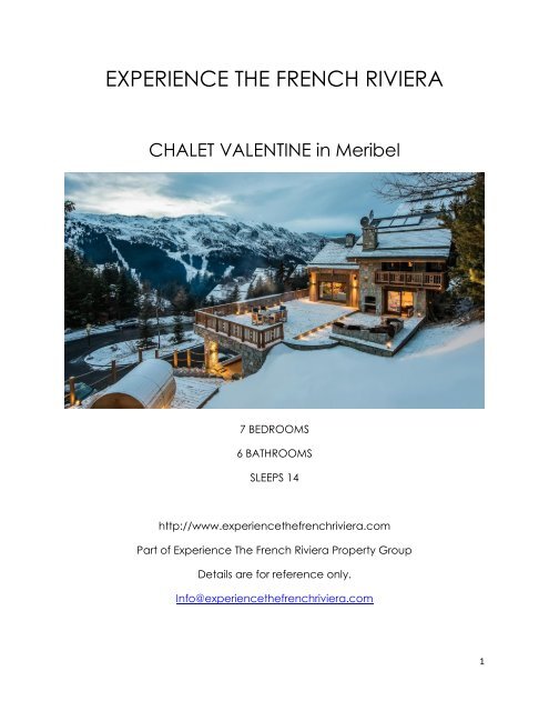 Chalet Valentine - Meribel