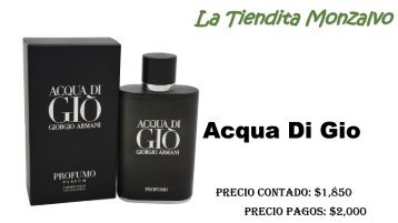 Catalogo de Perfumes de Hombre