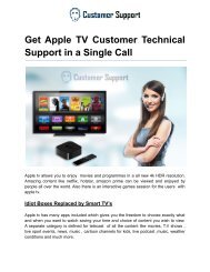 Get Apple TV Customer Technical Support in a Single Call