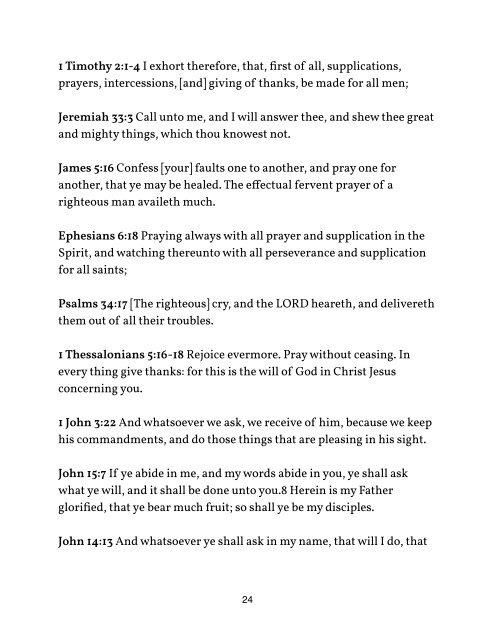 LIFE CHANGING PRAYER compiled by Debra Maffett